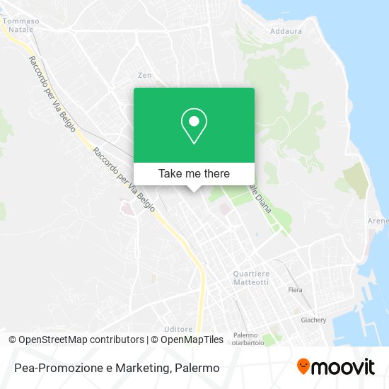 Pea-Promozione e Marketing map