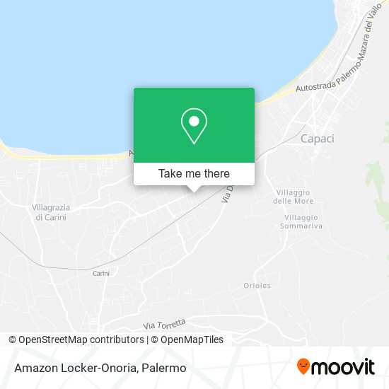 Amazon Locker-Onoria map