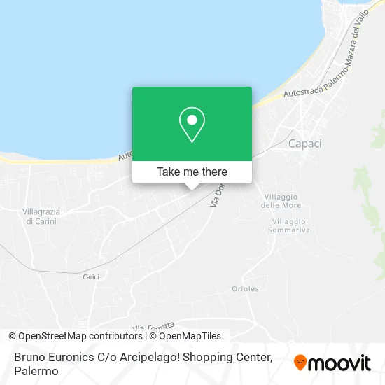 Bruno Euronics C / o Arcipelago! Shopping Center map