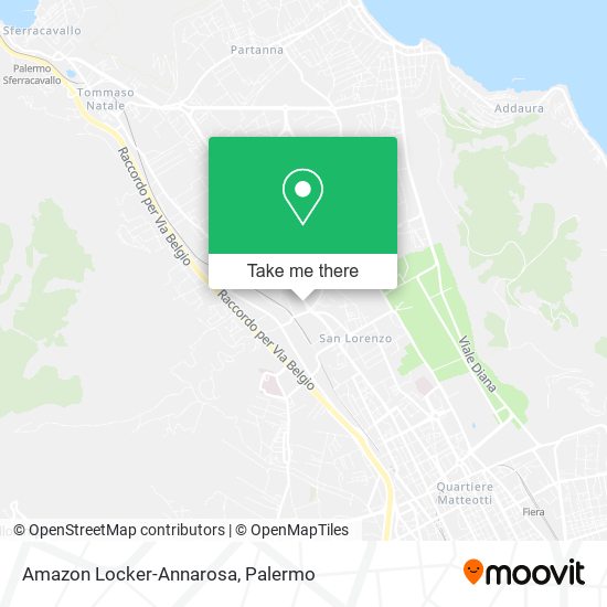 Amazon Locker-Annarosa map