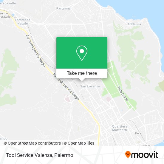 Tool Service Valenza map