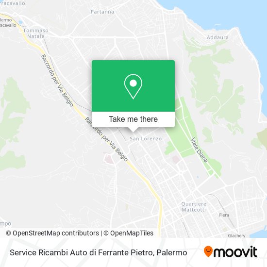 Service Ricambi Auto di Ferrante Pietro map