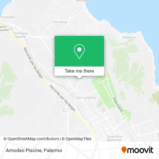 Amodeo Swimming Pools map