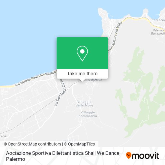Aociazione Sportiva Dilettantistica Shall We Dance map