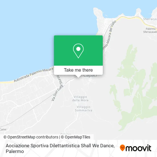 Aociazione Sportiva Dilettantistica Shall We Dance map