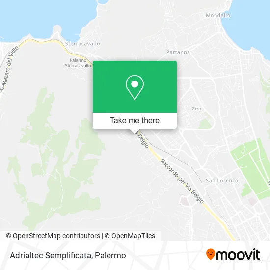 Adrialtec Semplificata map