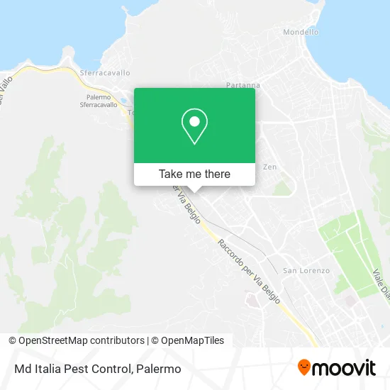 Md Italia Pest Control map