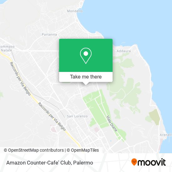 Amazon Counter-Cafe' Club map