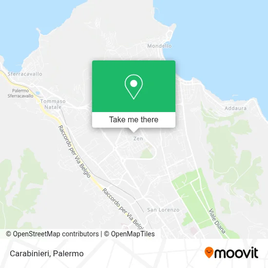 Carabinieri map