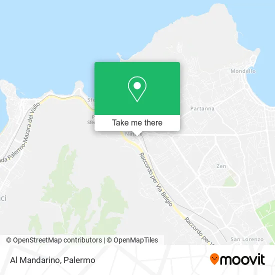 Al Mandarino map
