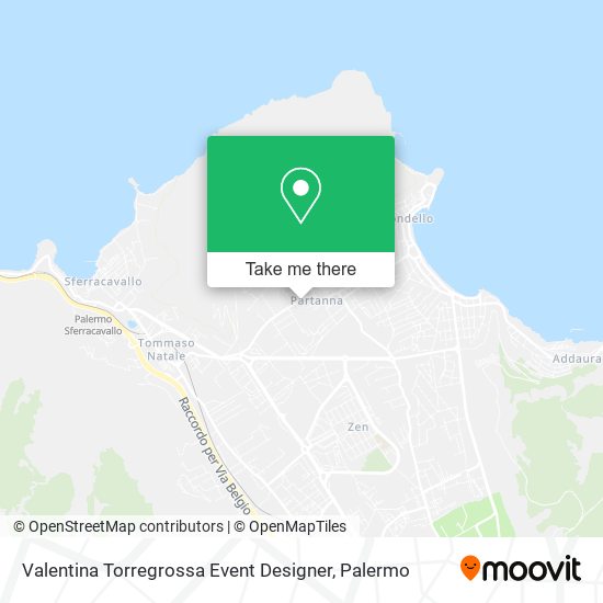 Valentina Torregrossa Event Designer map