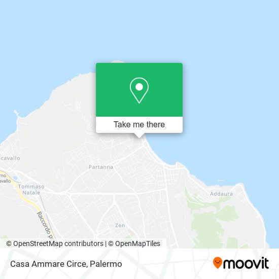 Casa Ammare Circe map