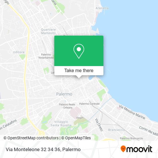 Via Monteleone  32 34 36 map