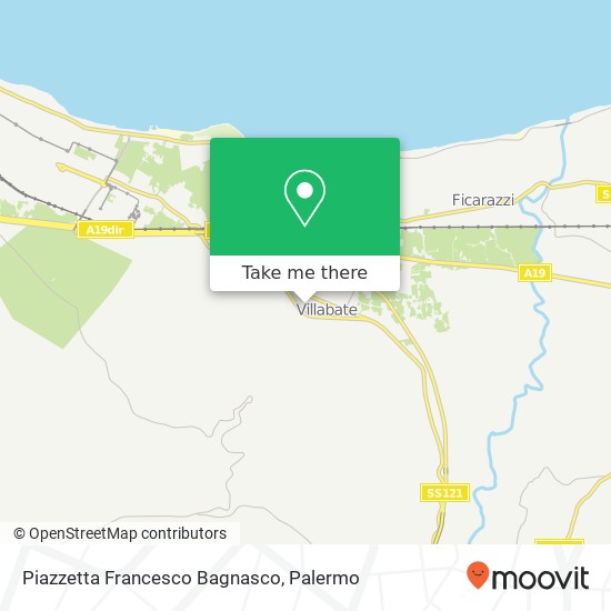 Piazzetta Francesco Bagnasco map