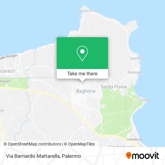 Via Bernardo Mattarella map