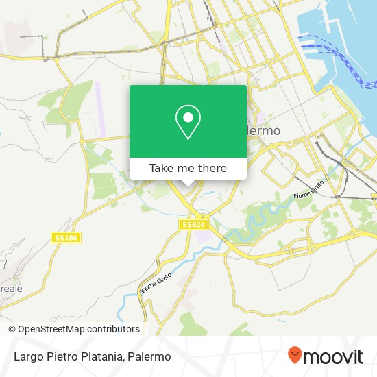 Largo Pietro Platania map