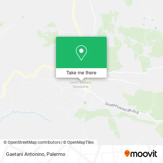 Gaetani Antonino map
