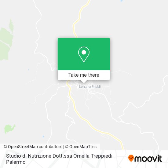 Studio di Nutrizione Dott.ssa Ornella Treppiedi map