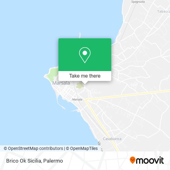 Brico Ok Sicilia map