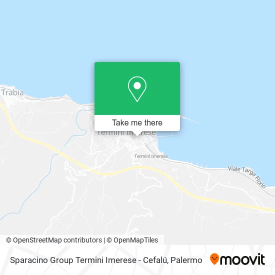 Sparacino Group Termini Imerese - Cefalú map