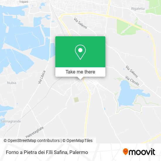 Forno a Pietra dei F.lli Safina map