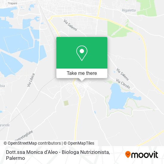 Dott.ssa Monica d'Aleo - Biologa Nutrizionista map