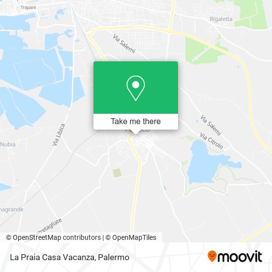 La Praia Casa Vacanza map