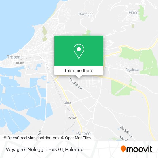 Voyagers Noleggio Bus Gt map