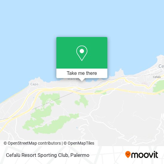 Cefalù Resort Sporting Club map