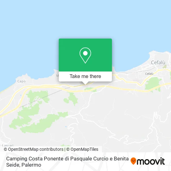 Camping Costa Ponente di Pasquale Curcio e Benita Seide map