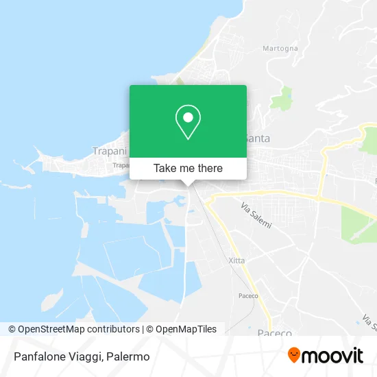 Panfalone Viaggi map