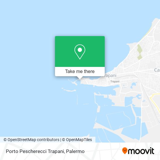 Porto Pescherecci Trapani map