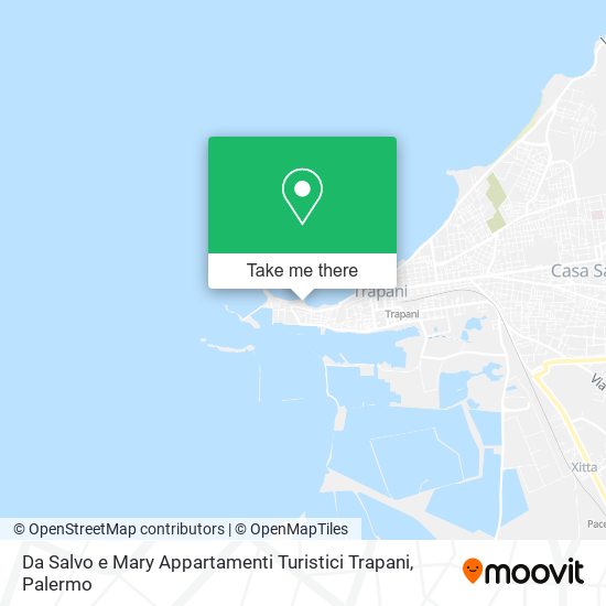 Da Salvo e Mary Appartamenti Turistici Trapani map