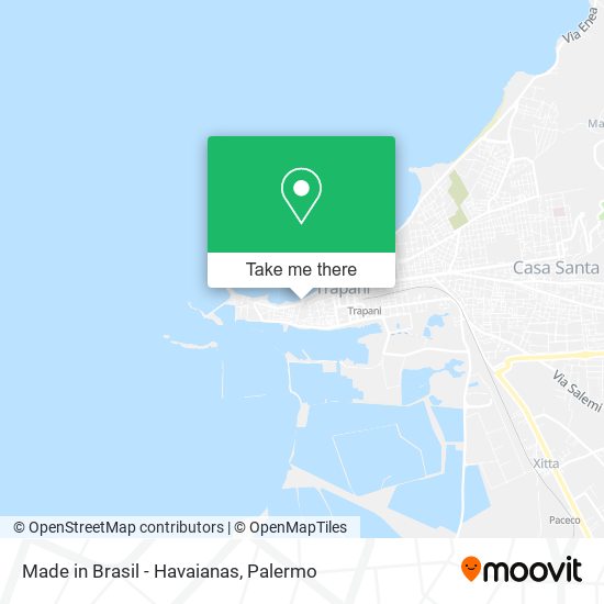Made in Brasil - Havaianas map