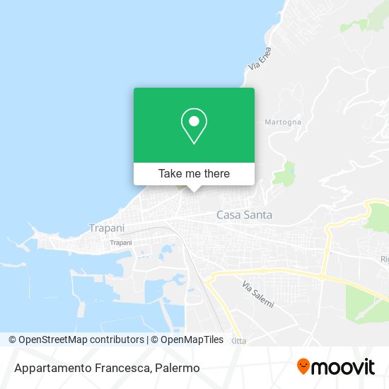 Appartamento Francesca map