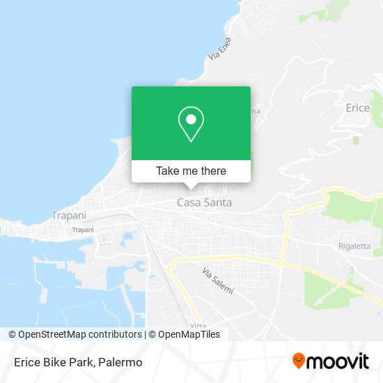 Erice Bike Park map