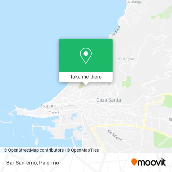 Bar Sanremo map