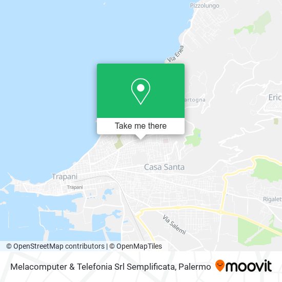 Melacomputer & Telefonia Srl Semplificata map