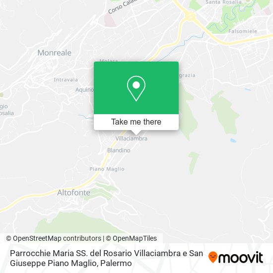 Parrocchie Maria SS. del Rosario Villaciambra e San Giuseppe Piano Maglio map