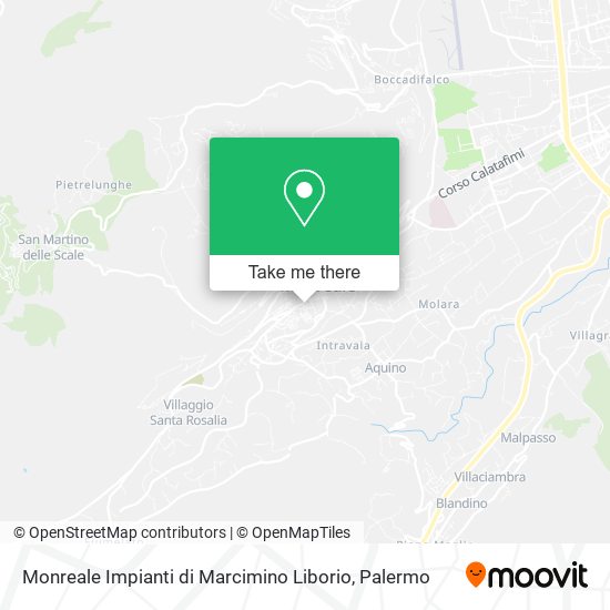 Monreale Impianti di Marcimino Liborio map