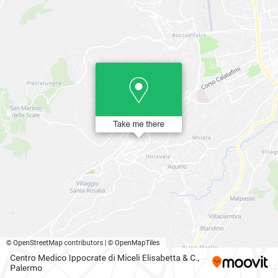 Centro Medico Ippocrate di Miceli Elisabetta & C. map