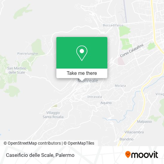 Caseificio delle Scale map