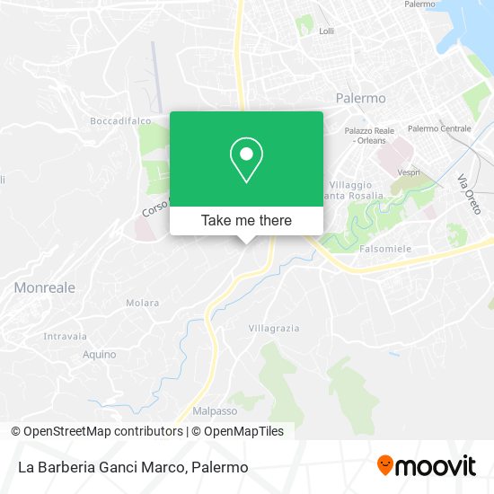 La Barberia Ganci Marco map