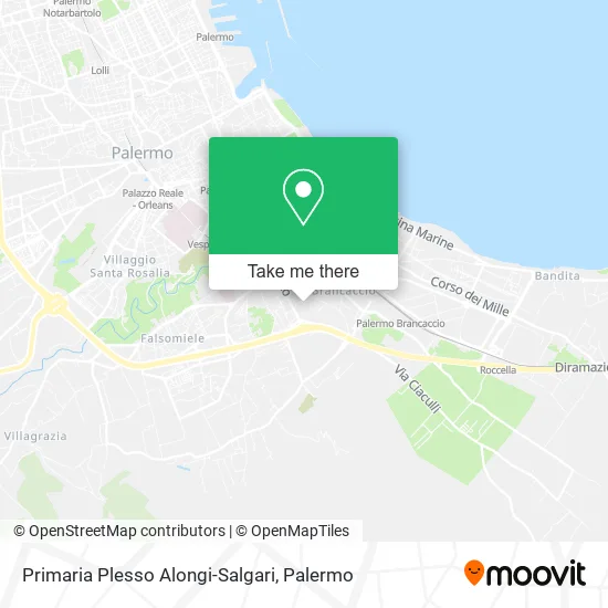 Primaria Plesso Alongi-Salgari map