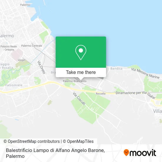 Balestrificio Lampo by Alfano Angelo Barone map