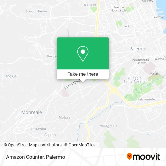 Amazon Counter map