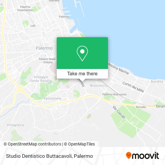 Studio Dentistico Buttacavoli map