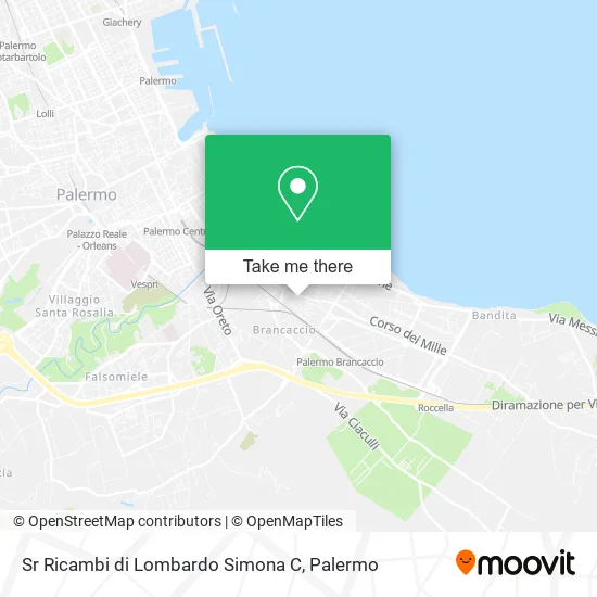 Sr Ricambi di Lombardo Simona C map