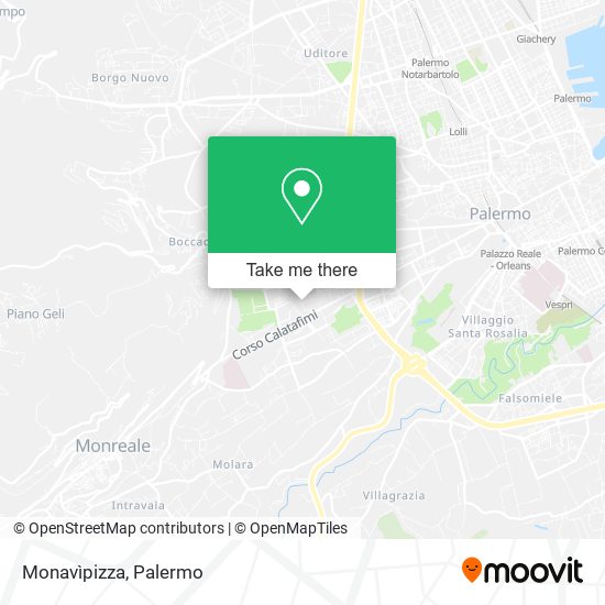 Monavìpizza map