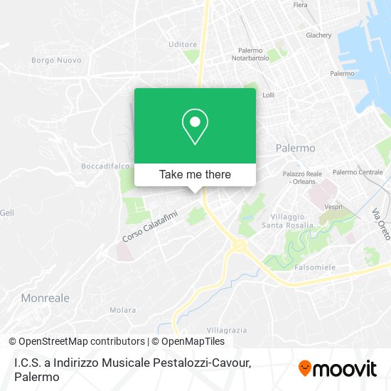 I.C.S. a Indirizzo Musicale Pestalozzi-Cavour map